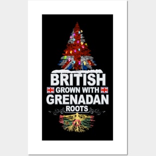 British Grown With Grenadan Roots - Gift for Grenadan With Roots From Grenada Posters and Art